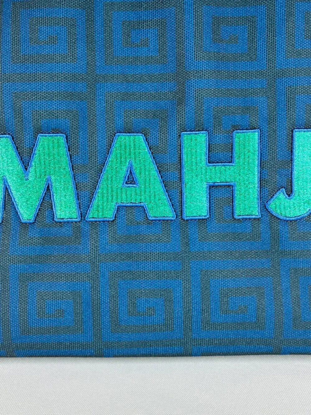 Jonathan Adler x Michaels Blue Mahjong Game Pouch Mahj Tile Bag 813868 New
